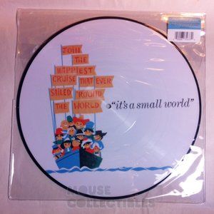 Disney Parks it's a small world Vinyl Record Picture Disc Attraction Soundtrack